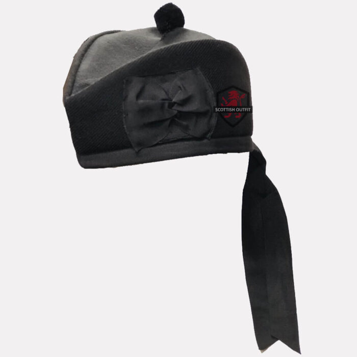 Black Glengarry Hat Black Glengarry hat