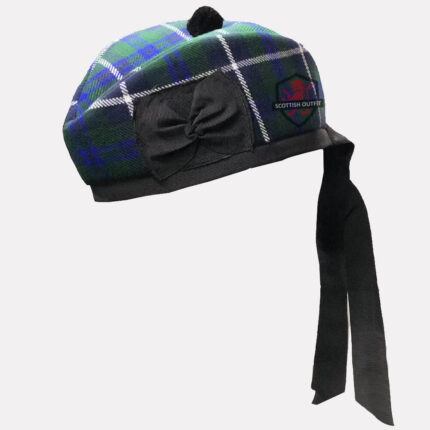 Douglas Blue Tartan Glengarry Hat