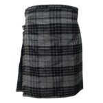 highland-gray-tartan-kilt-front