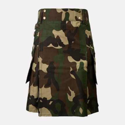 Woodland Army Camo Sports Utility Kilt
