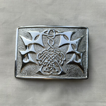 thistle-kilt-buckle-chrome