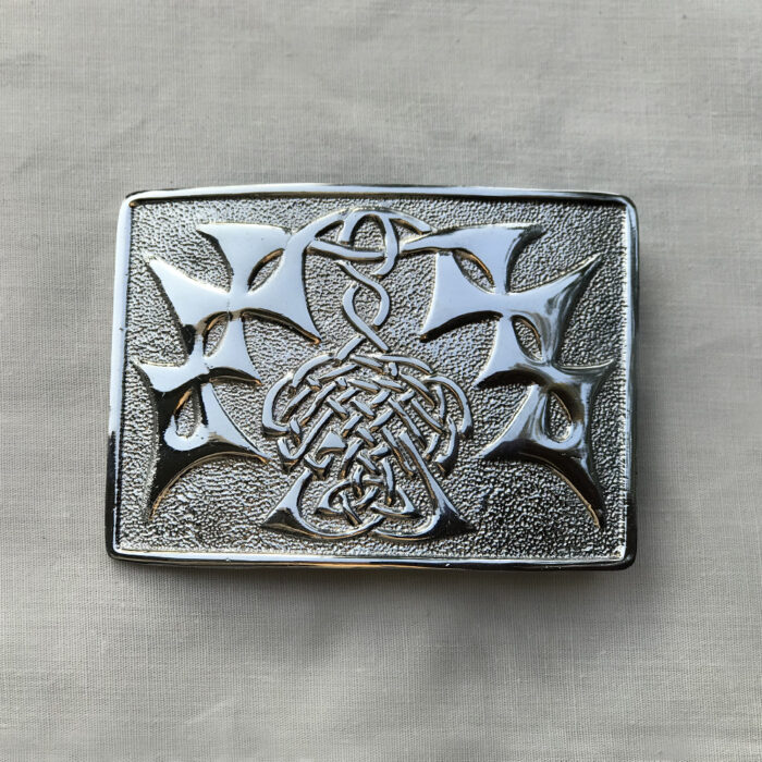 Thistle Kilt Buckle Chrome thistle-kilt-buckle-chrome