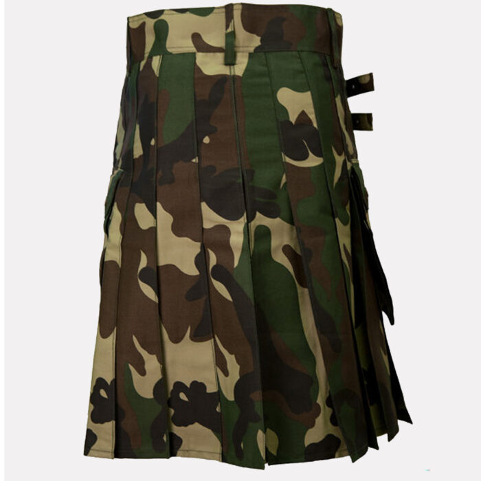 Woodland Army Camo Sports Utility Kilt