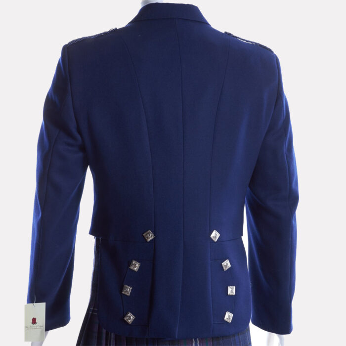 Royal Blue Prince Charlie Jacket With Vest