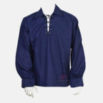 jacobite-ghillie-kilt-shirt-navy-blue