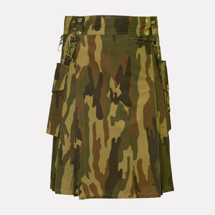 Camouflage Detachable Pocket Kilt