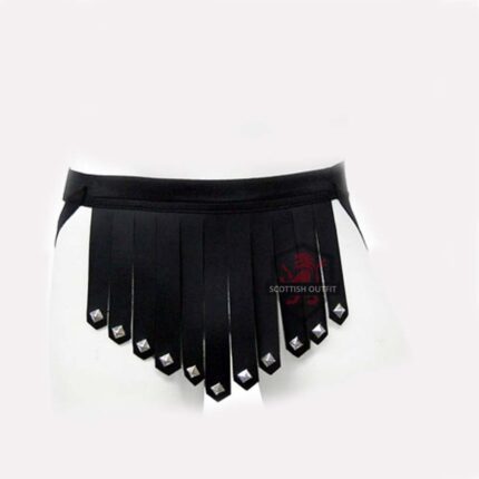Leather Briefs Kilt Black