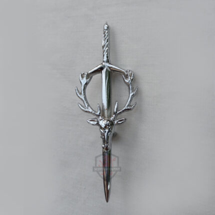 Stag Head Kilt Pin