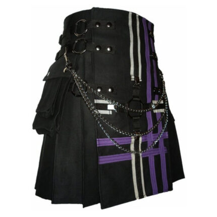 black-and-purple-utility-kilt