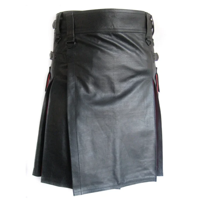 black-and-red-leather-mens-kilt