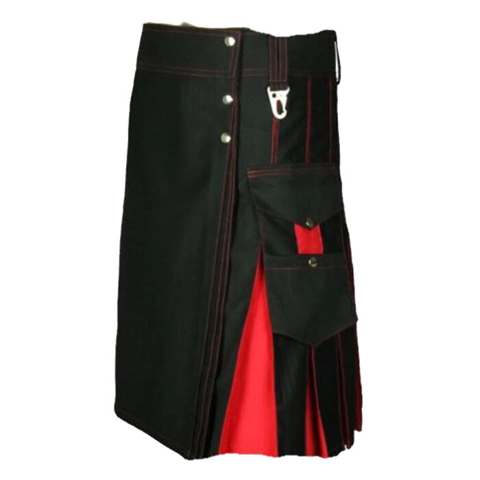 black-and-red-hybrid-utility-kilt-side black-and-red-hybrid-utility-kilt-side