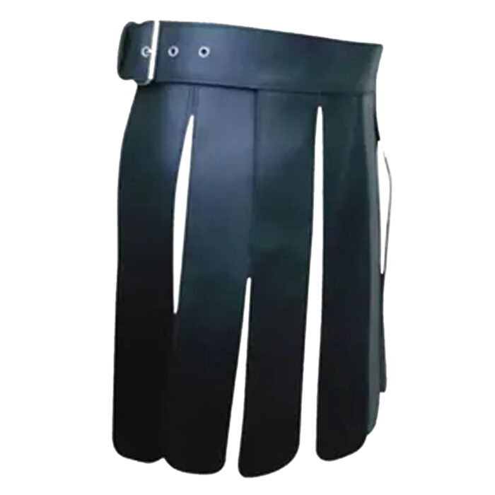 black-leather-gladiator-kilt