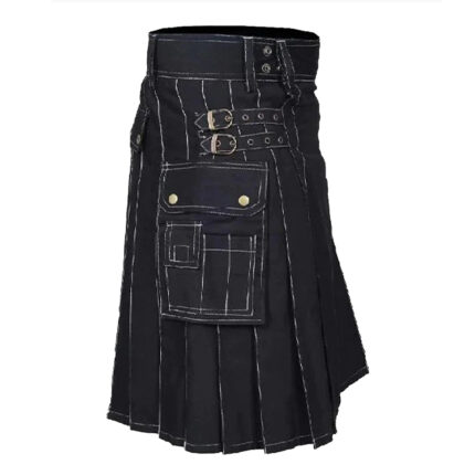 black-utility-kilt-side