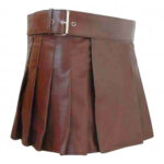 brown-mini-leather-kilt
