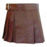 Brown Leather Kilt - Image 2