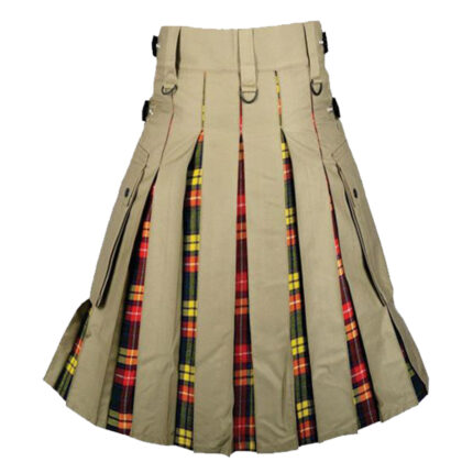 buchanan-khaki-hybrid-kilt-back