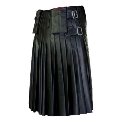 fire-flame-black-leather-kilt-back