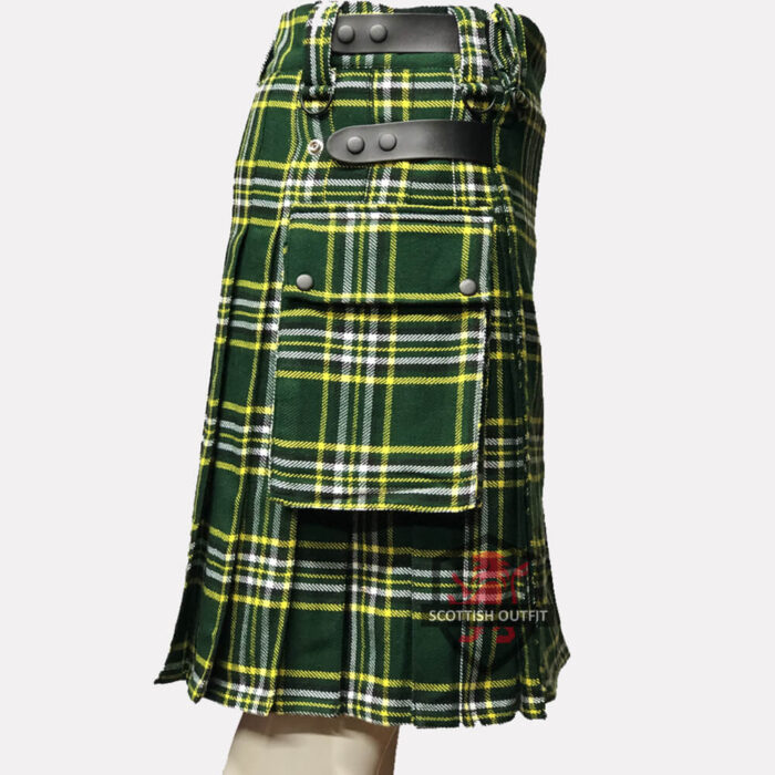 Irish National Tartan Utility Kilt - Image 4