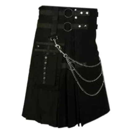 mens-black-kilt