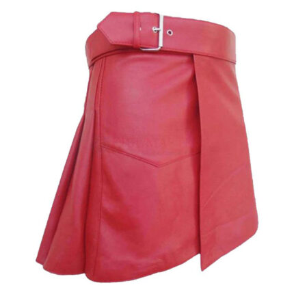 pink-leather-kilt