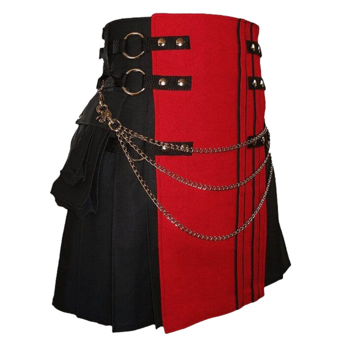 red-and-black-kilt-right-side