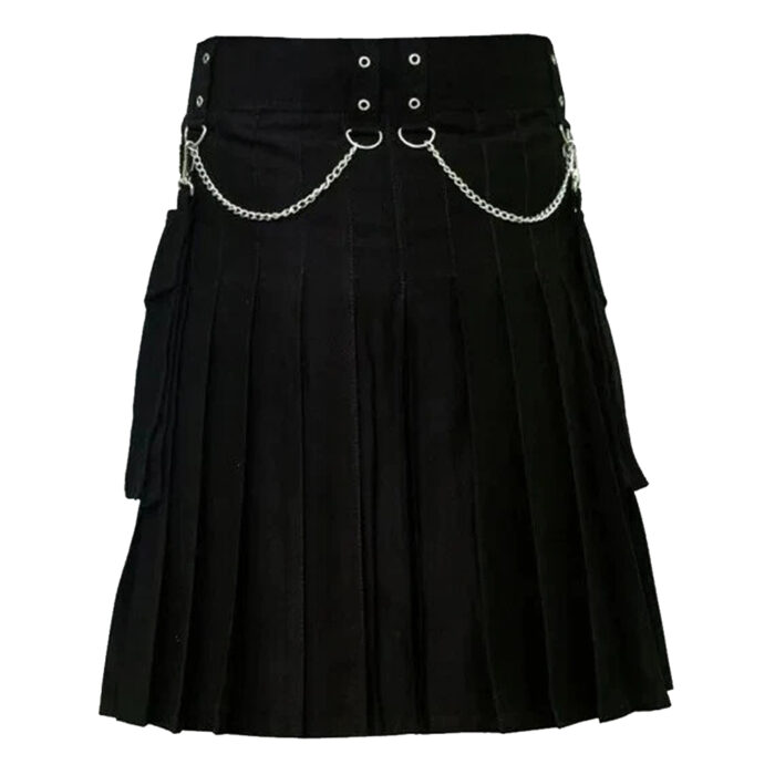 Utility Kilt Black - Image 4