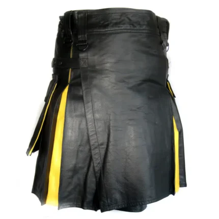 yellow-leather-hybrid-kilt