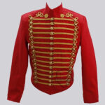 red-military-jacket