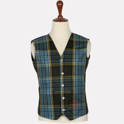 Tartan Plaid Vest For Men