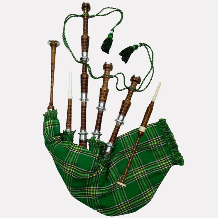Irish National Tartan Bagpipe - Image 2
